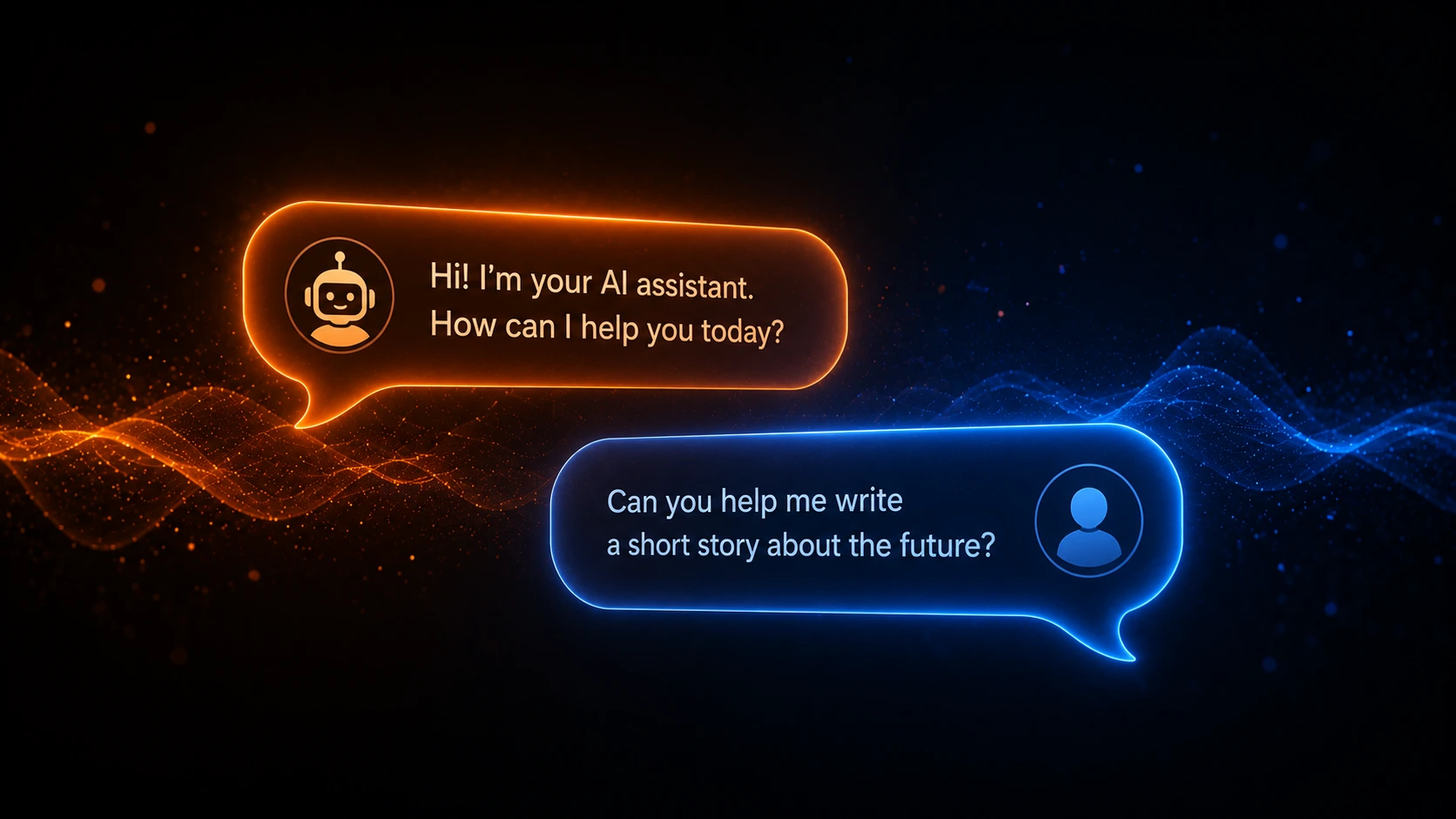 Example AI chatbot conversation