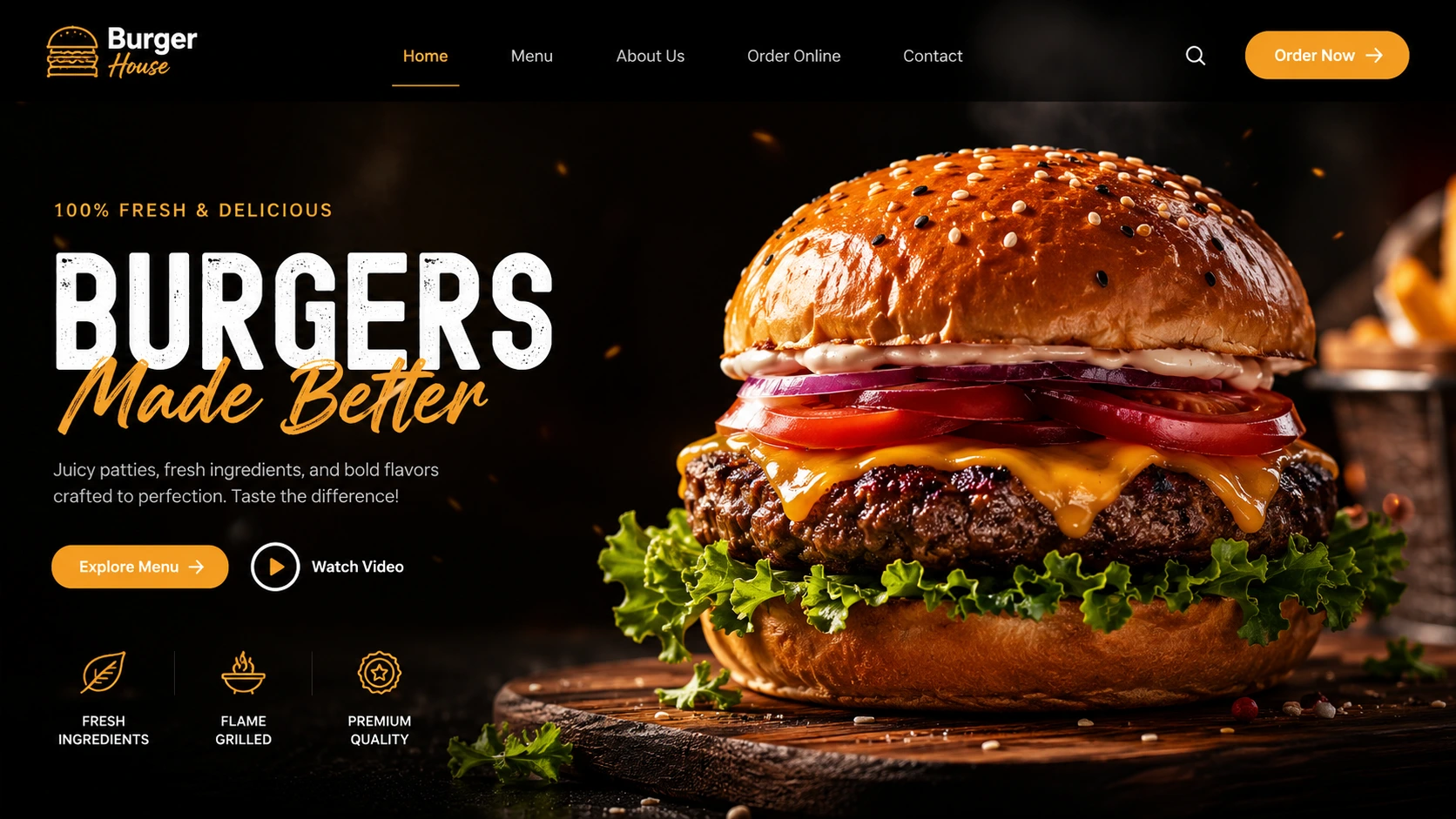 Example website built with AI